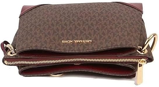 MICHAEL Michael Kors Nicole Large Logo Crossbody Bag - Merlot MICHAEL Michael Kors Nicole Large Logo Crossbody Bag - Merlot